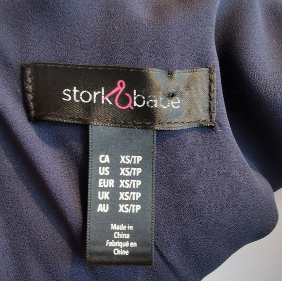 XS STORK & BABE Maternity Gown EUC - Picture 5 of 6